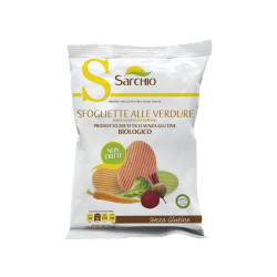 SNACK SALADO CON VEGETALES SIN GLUTEN BOLSA 55g
